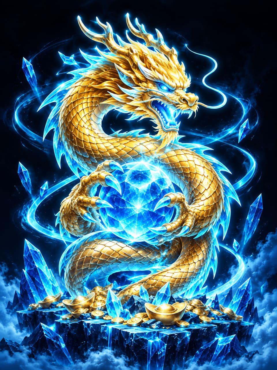 ภาพเกม Golden Dragon ที่ออกแบบใหม่สำหรับ mayabet - มายาเบท